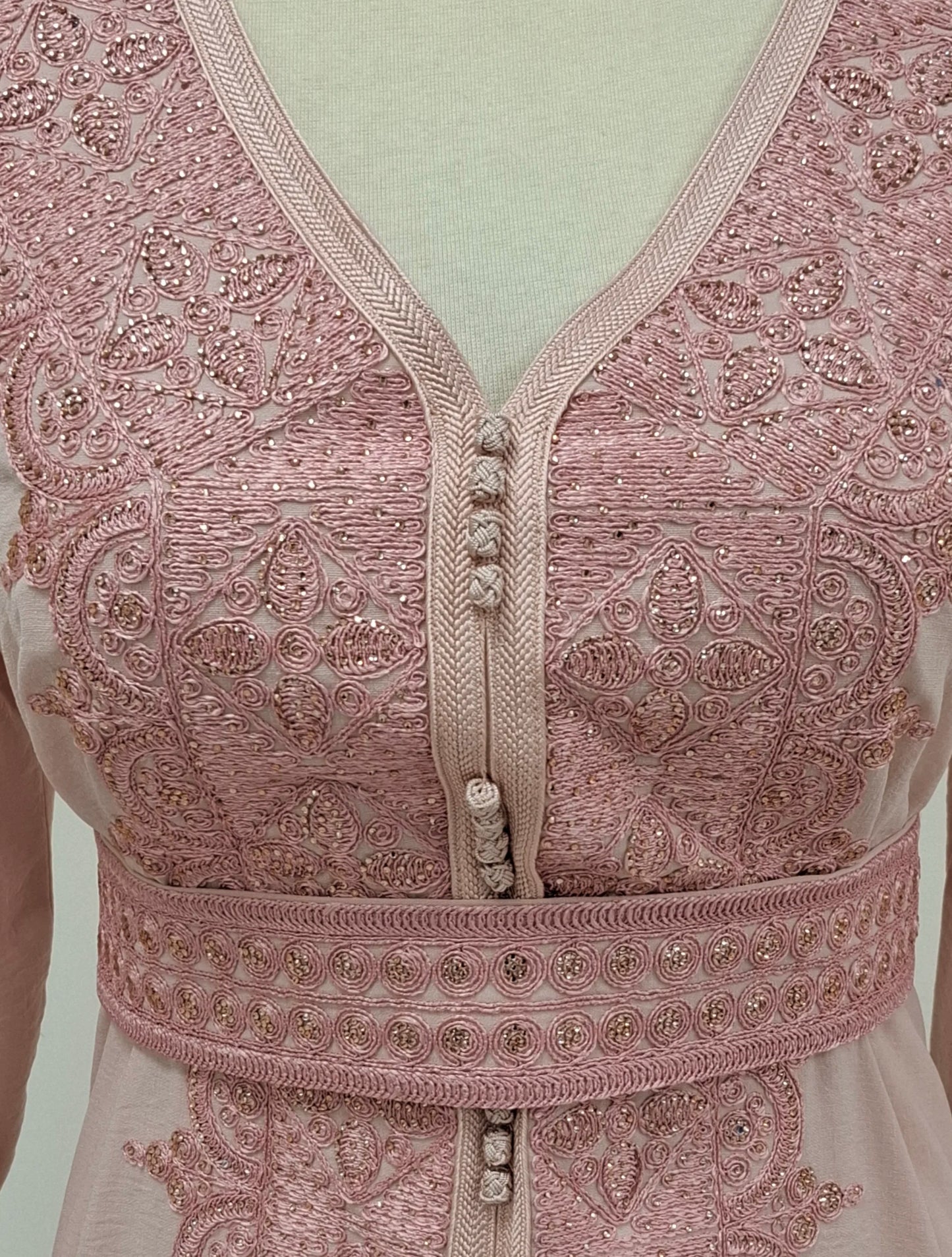 Button Details Kaftan.