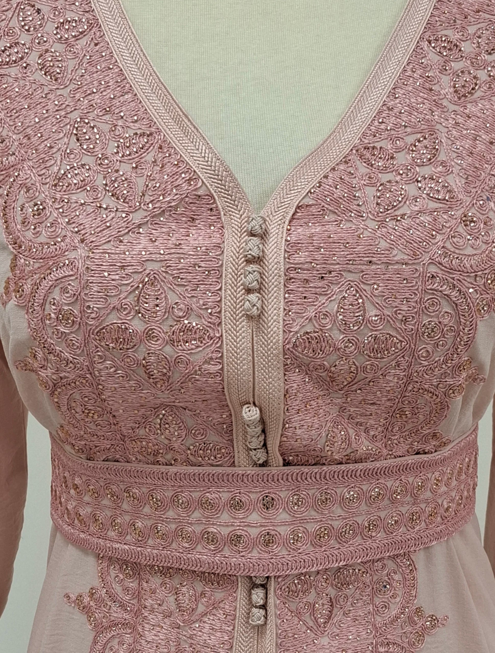 Button Details Kaftan.