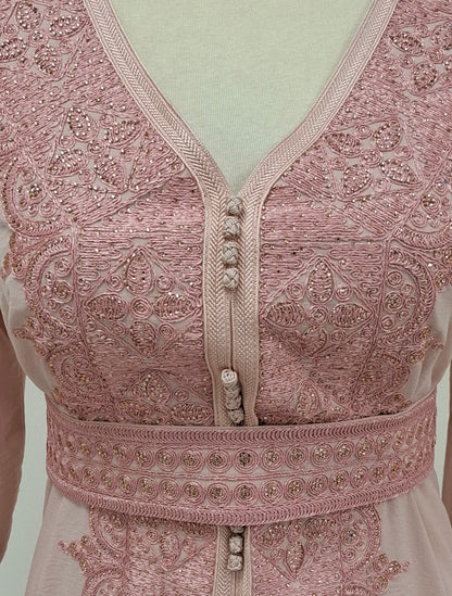 Button Details Kaftan.