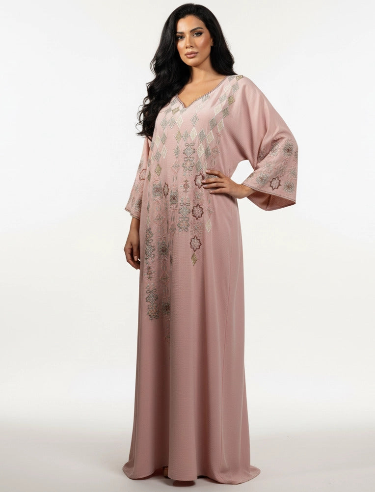 Geometric Harmony Abaya