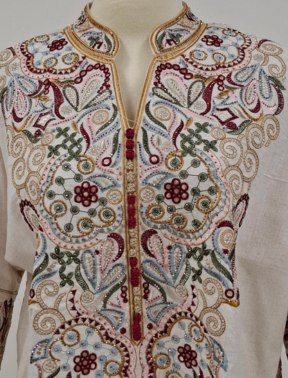 Majestic Threadwork Maxi