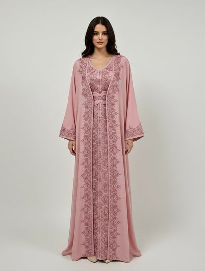 Embroidered U-Neck Bishet.