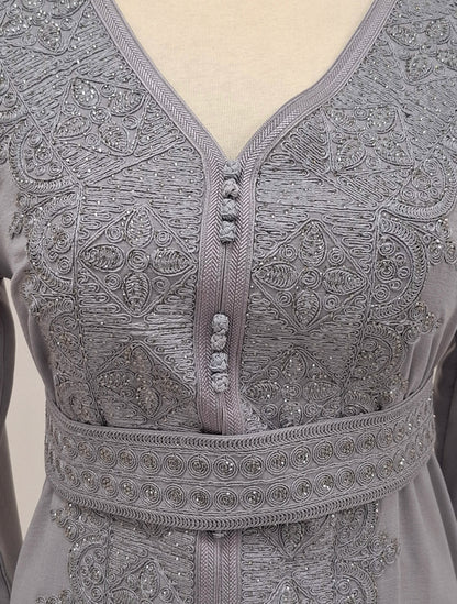 Button Details Kaftan.