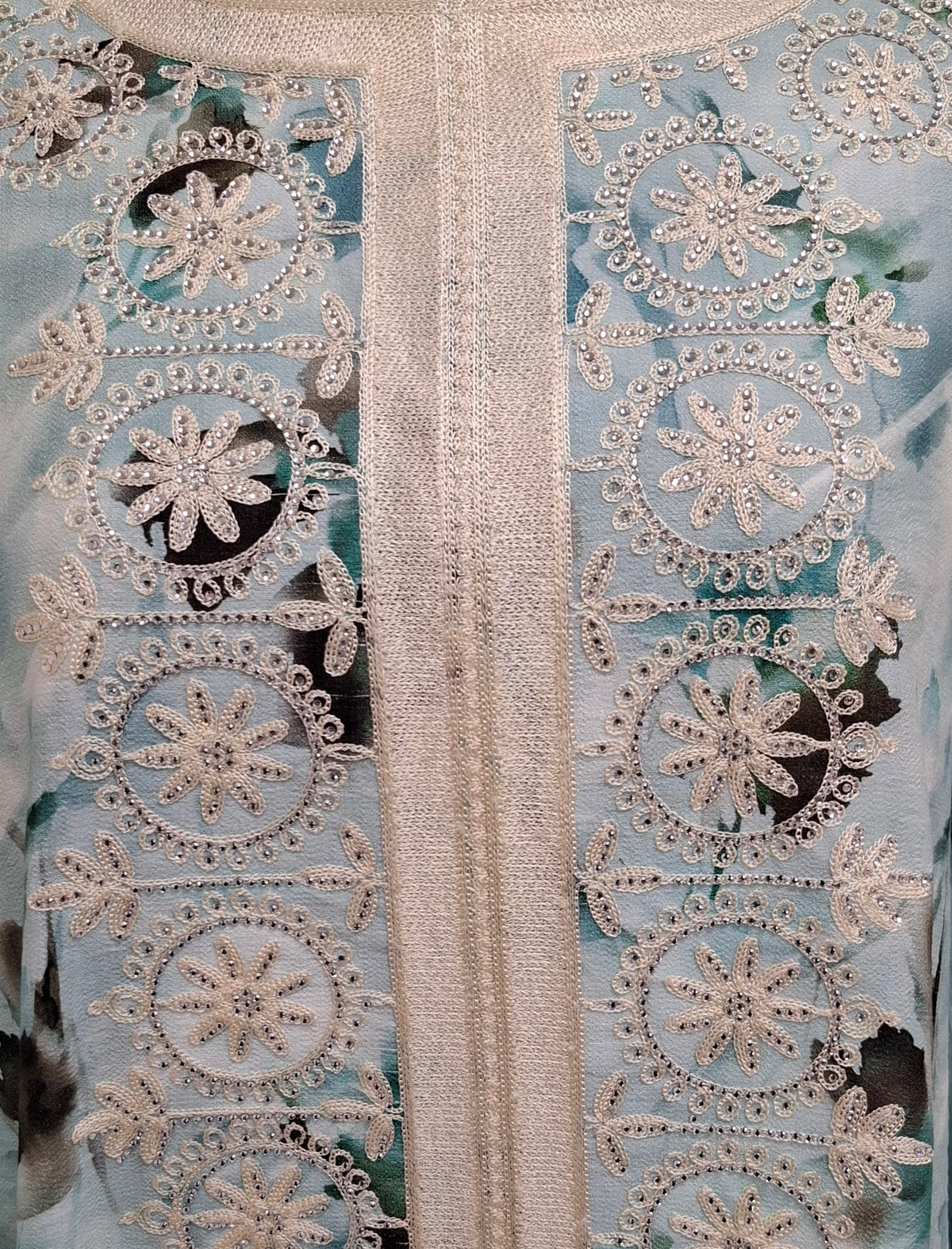Embroidered Elegance Maxi