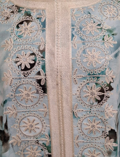 Embroidered Elegance Maxi
