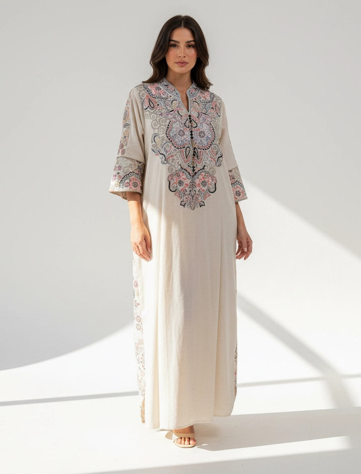 Majestic Threadwork Maxi