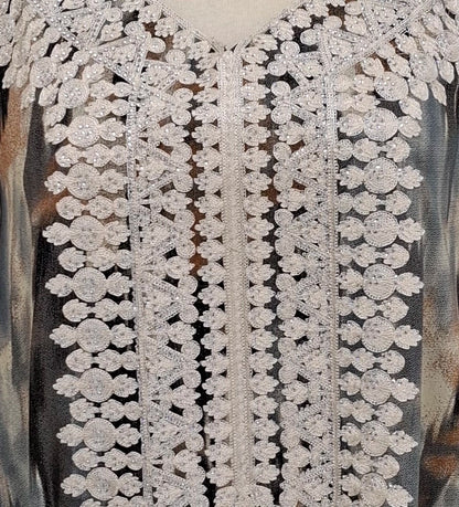 Ethereal Patterned Jalabiya