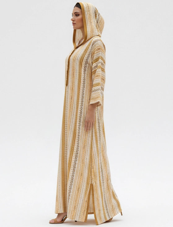 Nomad Chic Striped Jalabiya.