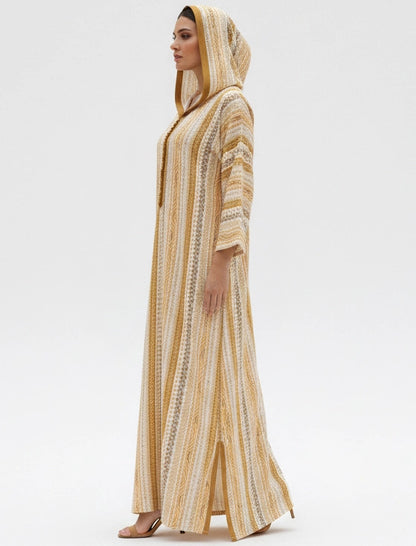 Nomad Chic Striped Jalabiya.