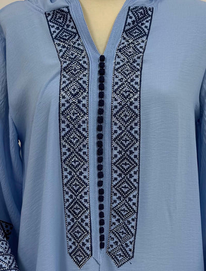 Elegant Long-Sleeved Abaya