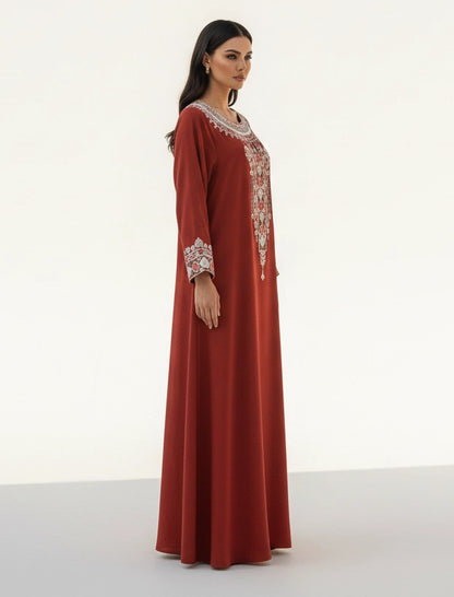 Artisanal Patterned Abaya