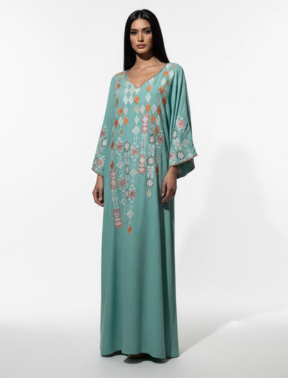 Geometric Harmony Abaya