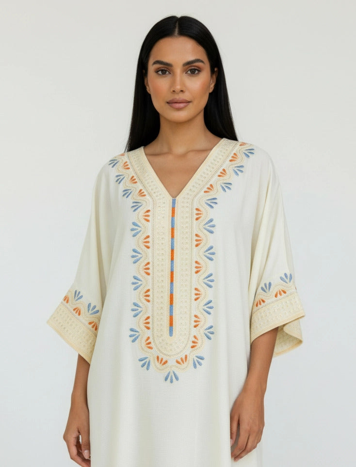 The Serene Stitch Abaya