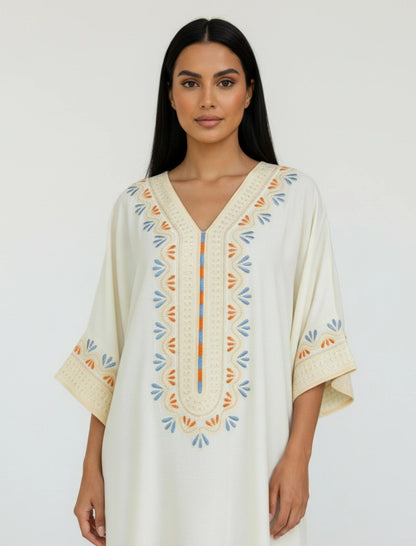 The Serene Stitch Abaya