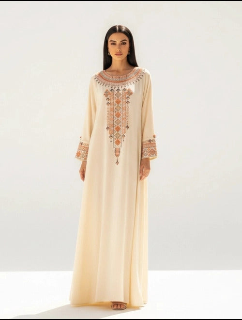 Artisanal Patterned Abaya