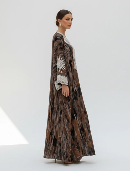 Ethereal Patterned Jalabiya