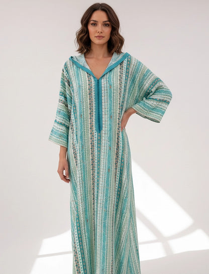 Nomad Chic Striped Jalabiya.