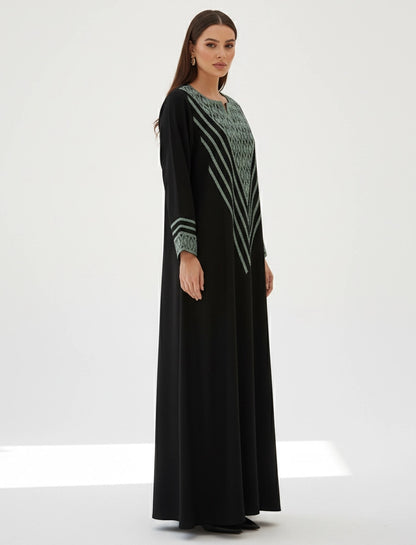 ​Geometric Elegance Abaya