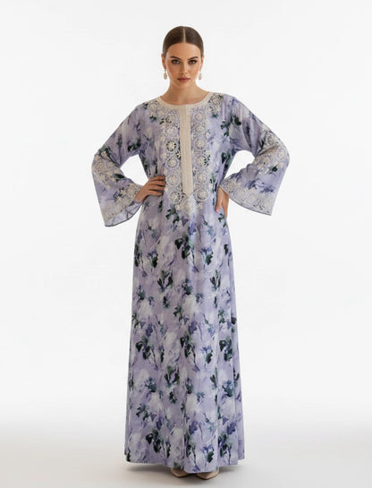 Embroidered Elegance Maxi