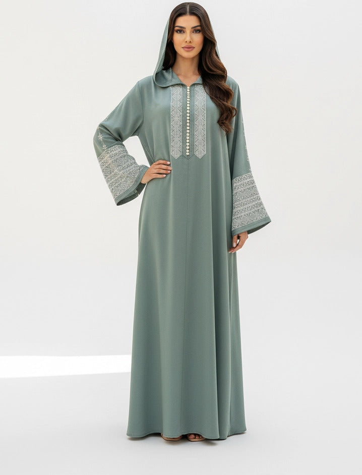 Elegant Long-Sleeved Abaya