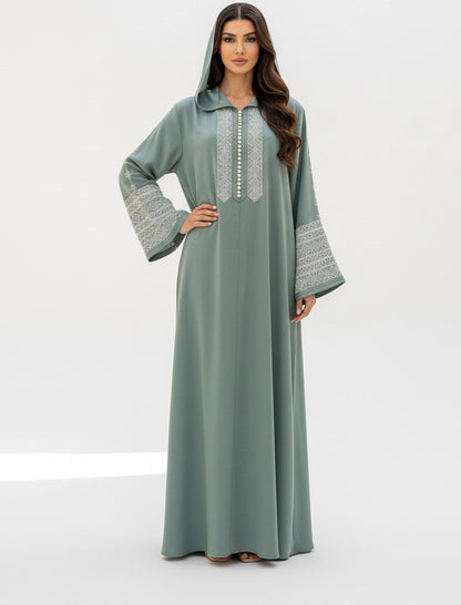 Elegant Long-Sleeved Abaya