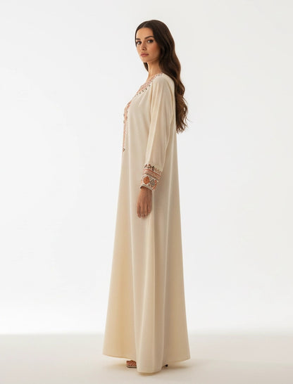 Artisanal Patterned Abaya
