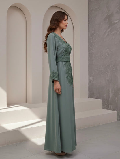 Button Details Kaftan.
