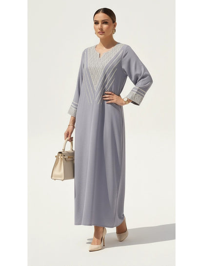 ​Geometric Elegance Abaya