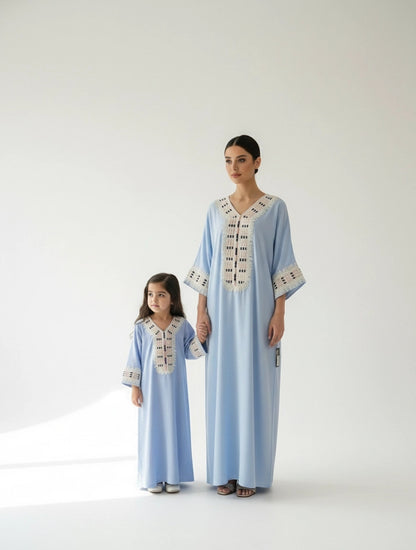 Regal Stitch Jalabiya. ( Little Girl )