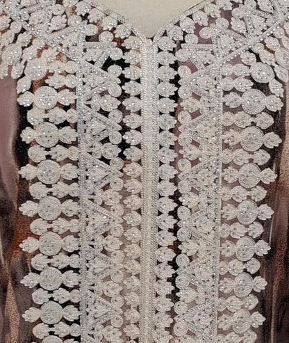 Ethereal Patterned Jalabiya