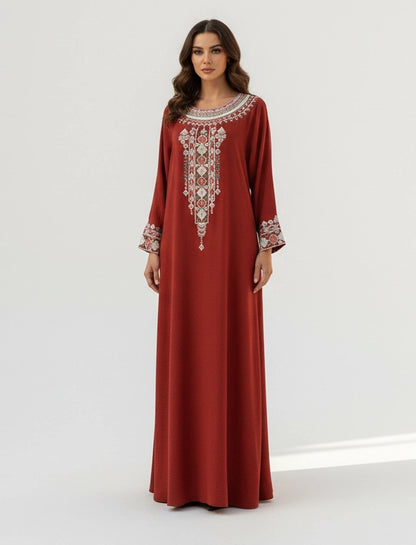 Artisanal Patterned Abaya
