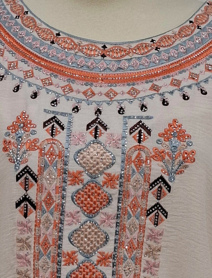 Artisanal Patterned Abaya