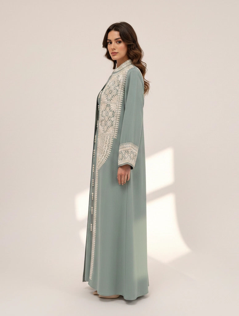 Embroidered Multicolor Bishet.