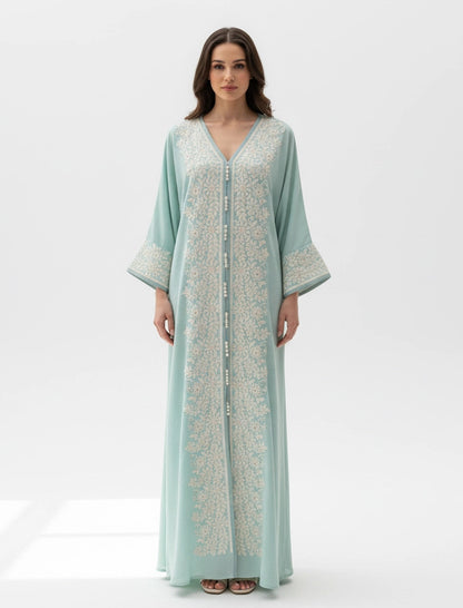 Floral Lattice Maxi