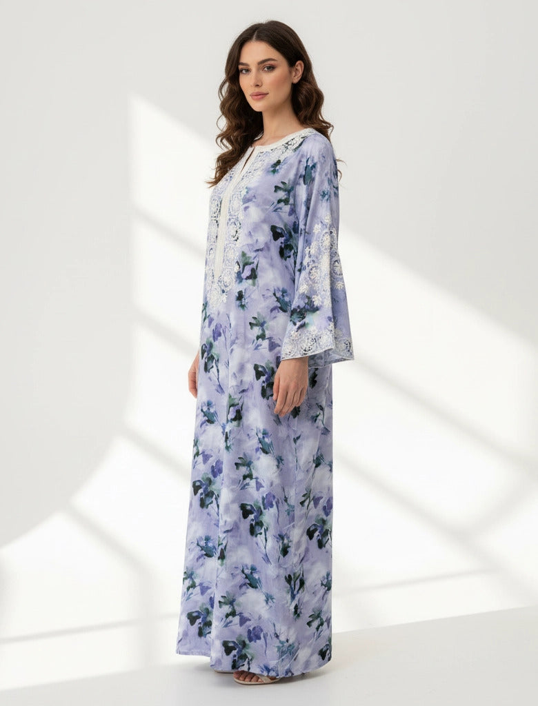 Embroidered Elegance Maxi