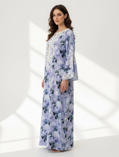 Embroidered Elegance Maxi