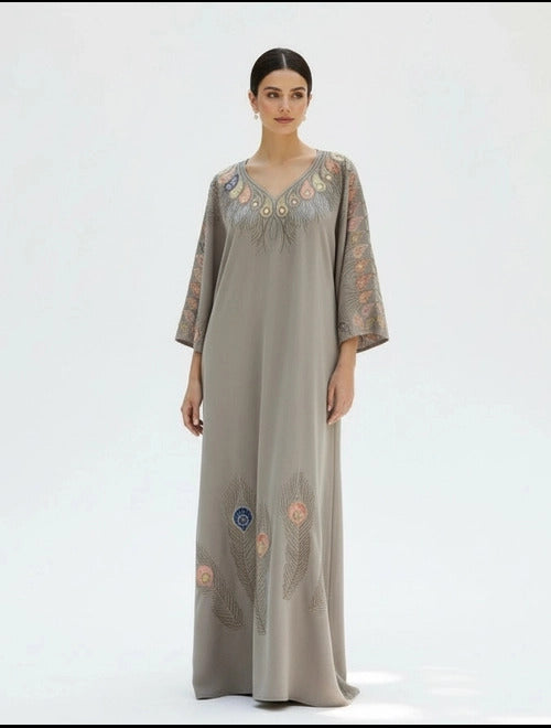Peacock Ethereal Jalabiya.