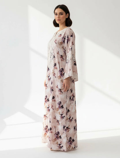 Embroidered Elegance Maxi