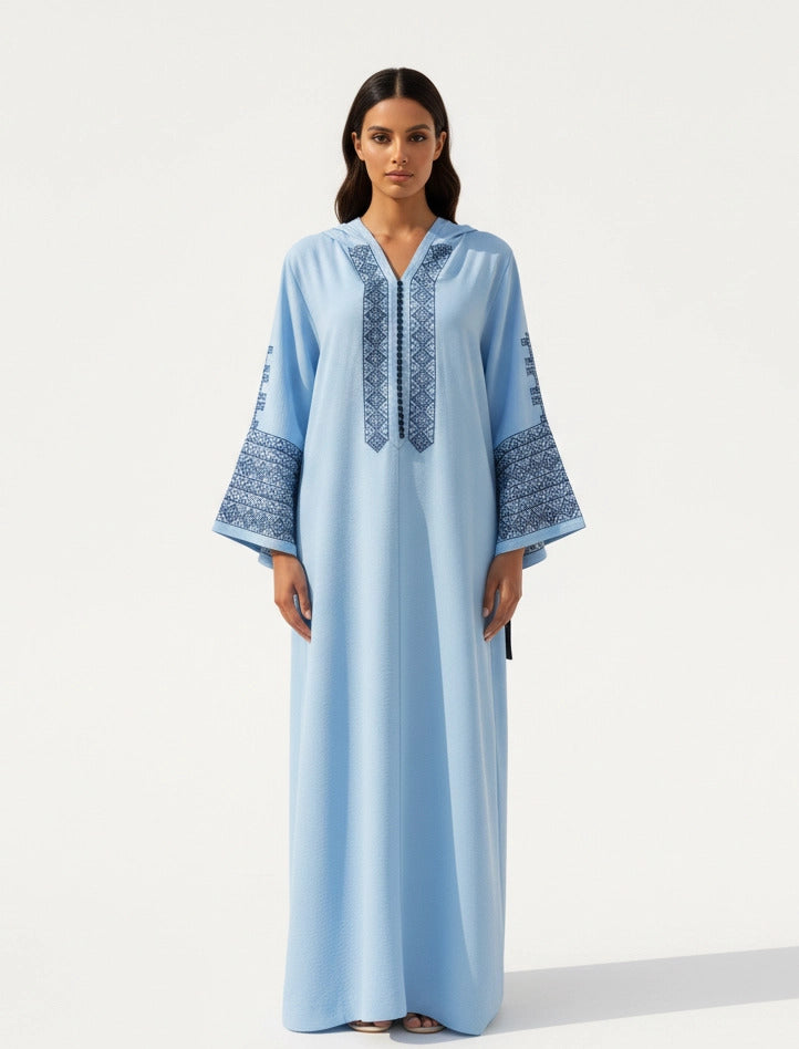 Elegant Long-Sleeved Abaya
