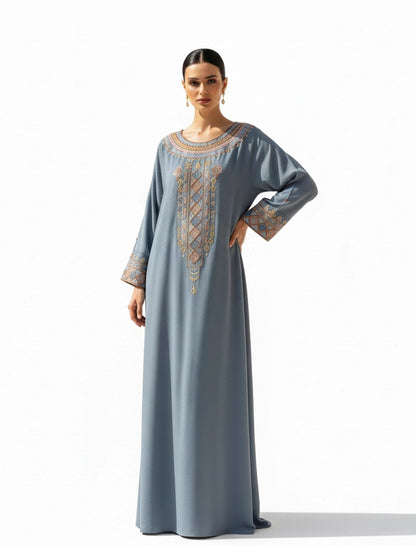 Artisanal Patterned Abaya
