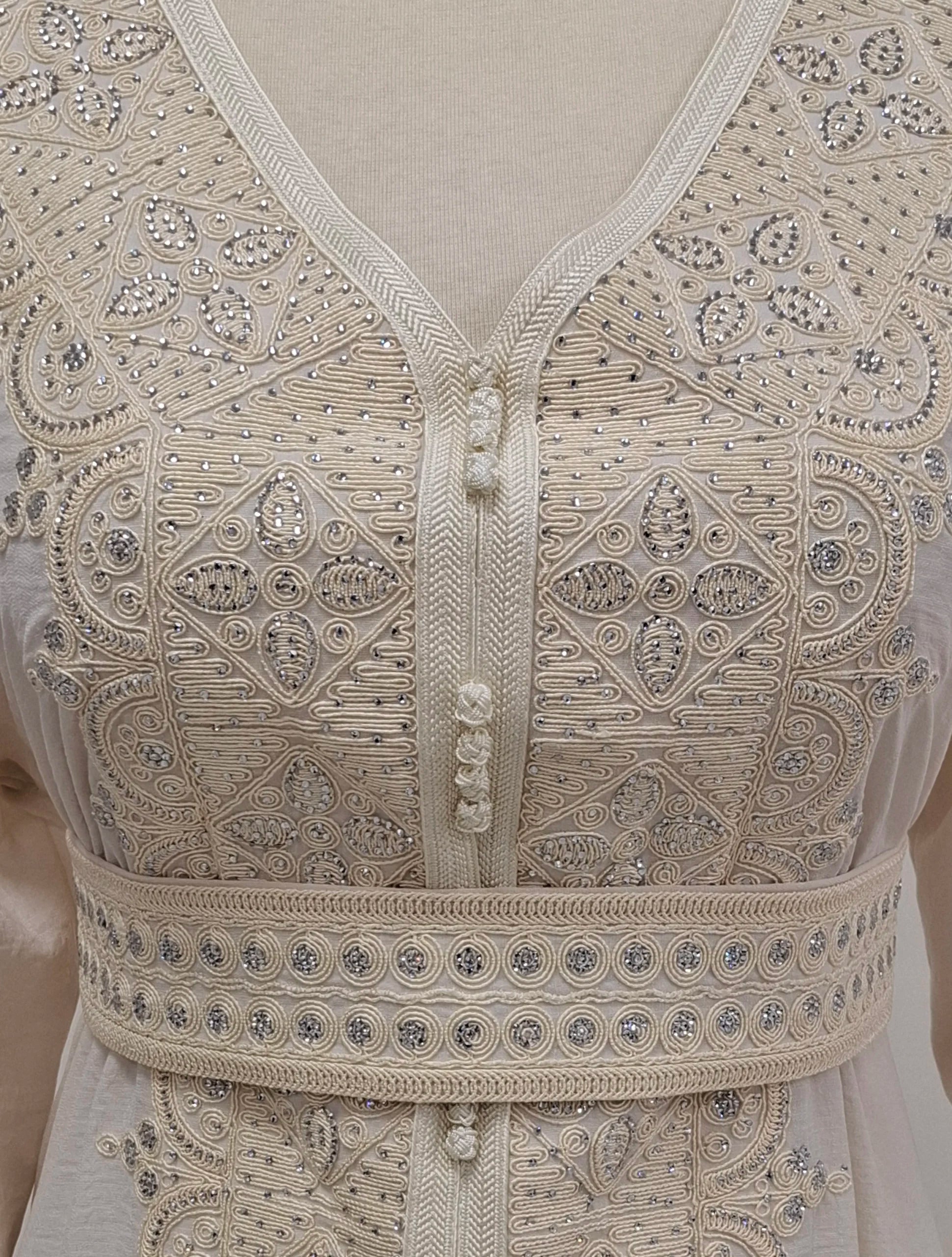 Button Details Kaftan.