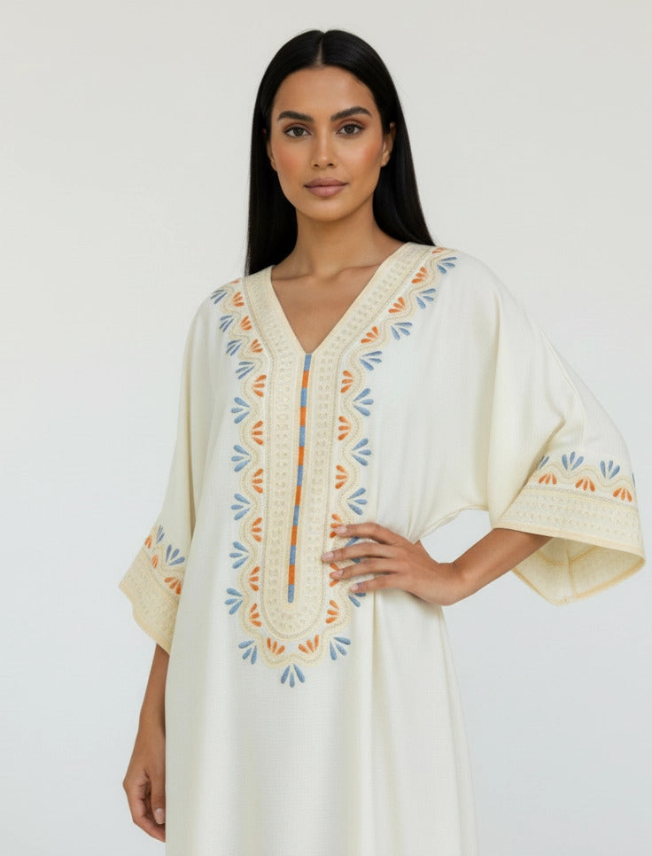 The Serene Stitch Abaya