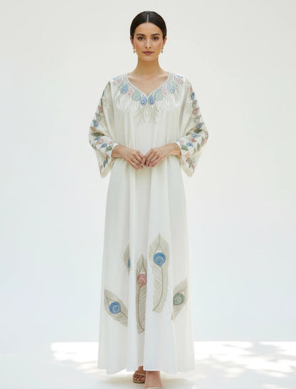 Peacock Ethereal Jalabiya.