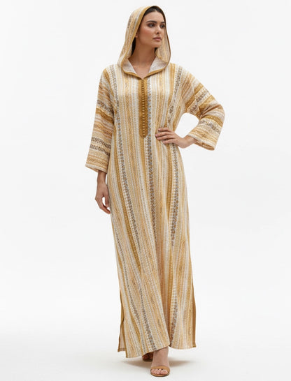 Nomad Chic Striped Jalabiya.