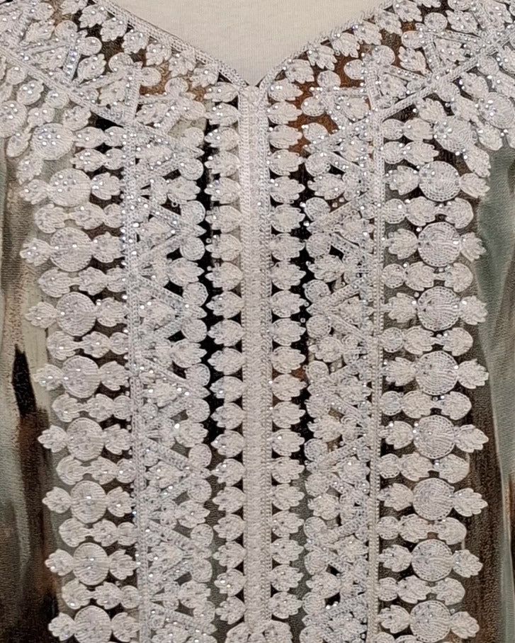 Ethereal Patterned Jalabiya