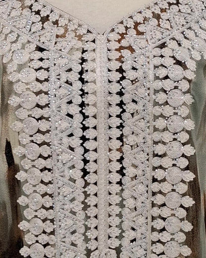 Ethereal Patterned Jalabiya