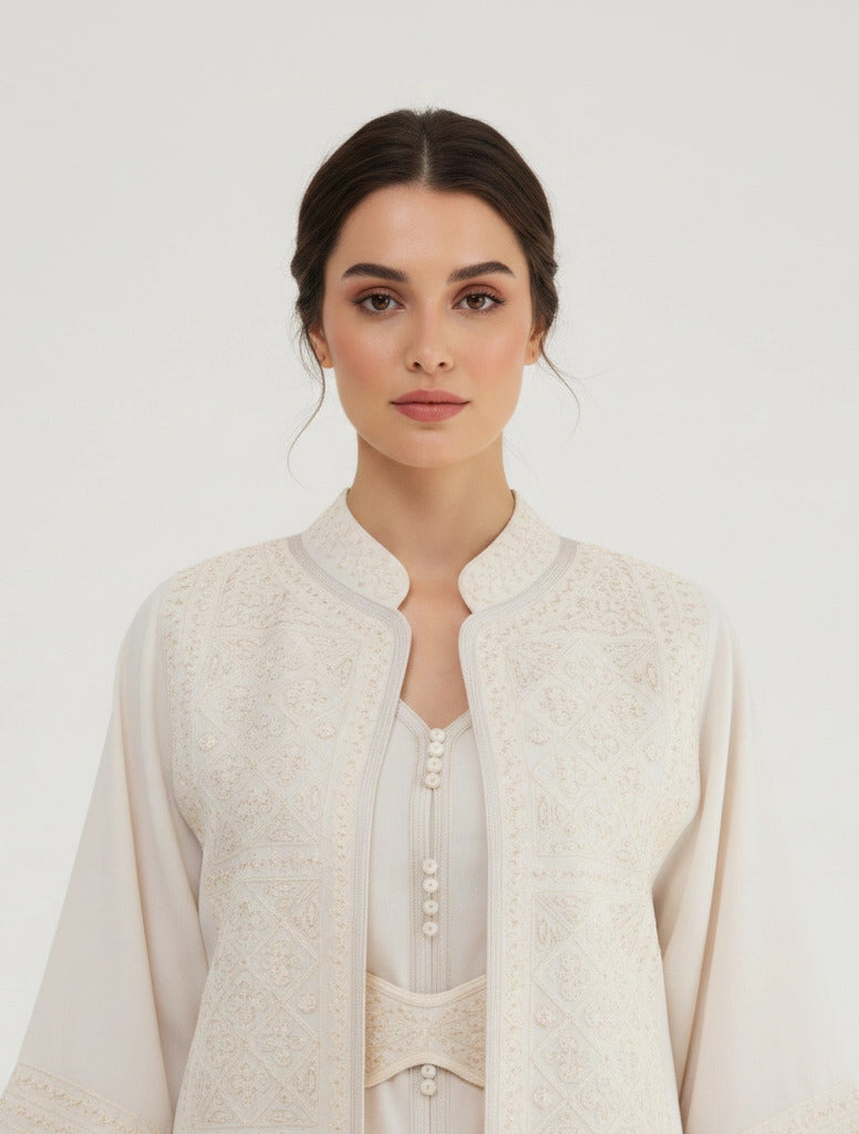 Embroidered Multicolor Bishet.
