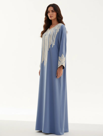 Serene Elegance Jalabiya