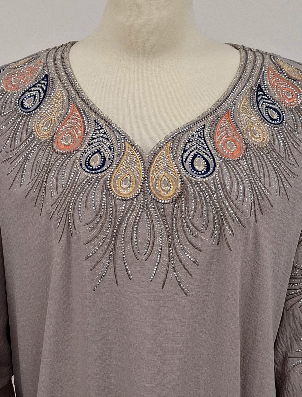 Peacock Ethereal Jalabiya.