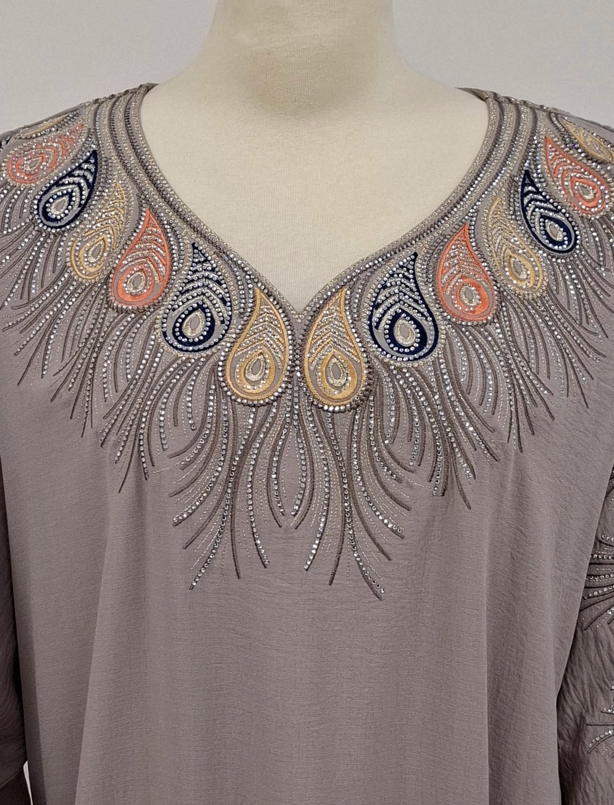 Peacock Ethereal Jalabiya.